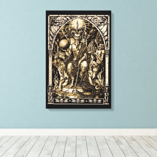 Toile Satan Interrompu 16x24 Canvas Art Mur (Insitu (Plancher de Bois))