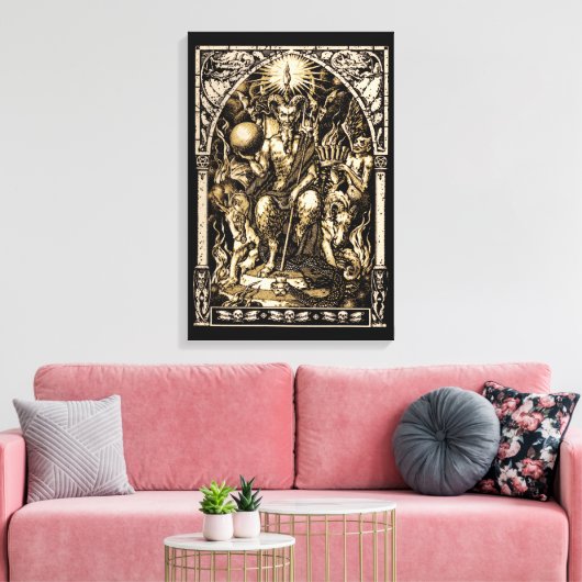 Toile Satan Interrompu 16x24 Canvas Art Mur (Insitu(Salon))