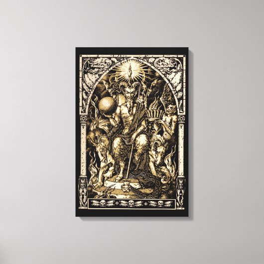 Toile Satan Interrompu 16x24 Canvas Art Mur (Recto)
