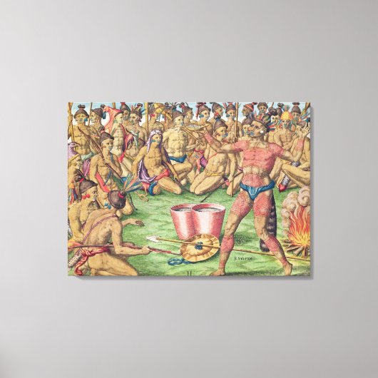 Toile Satoutiona se prépare à la bataille (Recto)