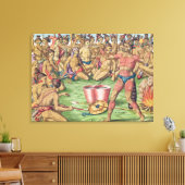 Toile Satoutiona se prépare à la bataille (Insitu(Salon))