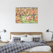 Toile Satoutiona se prépare à la bataille (Insitu(Chambre))
