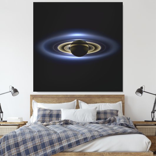 Toile Saturne éclipse le Soleil vu de l'orbiteur Cassini (Insitu(Chambre))