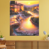 Toile Saturnia Hot Springs Toscane Italie Peinture (Insitu(Salon))