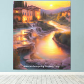 Toile Saturnia Hot Springs Toscane Italie Peinture (Insitu (Plancher de Bois))