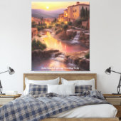 Toile Saturnia Hot Springs Toscane Italie Sunset (Insitu(Chambre))