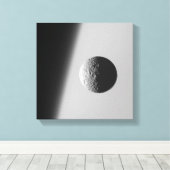 Toile Saturn's moon Mimas (Insitu (Plancher de Bois))