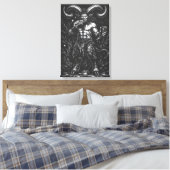 Toile Satyre d'hiver cornu — par BurnsInHell (Insitu(Chambre))