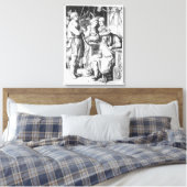 Toile Saul Écouter David Jouer la harpe (Insitu(Chambre))