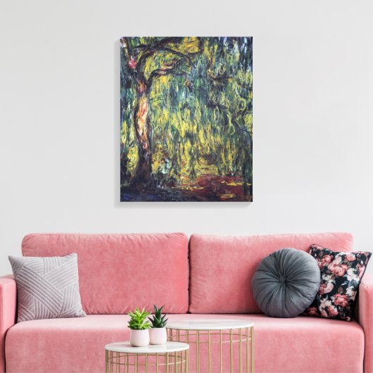 Toile Saule pleureur par Claude Monet, Beaux-Arts Ancien (Insitu(Salon))