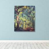 Toile Saule pleureur par Claude Monet, Beaux-Arts Ancien (Insitu (Plancher de Bois))