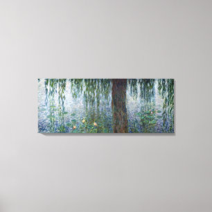 Toile Saules pleurants de nénuphars de Claude Monet  