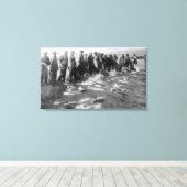 Toile Saumon à l'Astoria, OU photo (Insitu (Plancher de Bois))