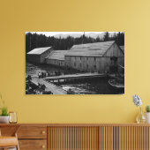 Toile Saumon Cannery près de Ketchikan, Alaska (Insitu(Salon))