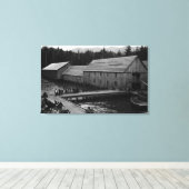 Toile Saumon Cannery près de Ketchikan, Alaska (Insitu (Plancher de Bois))