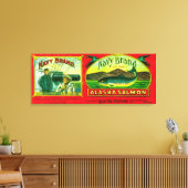 Toile Saumon de la Marine Can LabelQuadra Bay, AK (Insitu(Salon))