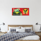 Toile Saumon national Can LabelKodiak, AK (Insitu(Chambre))