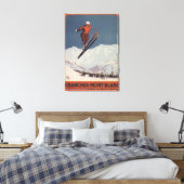 Toile Saut à ski - Affiche de Promo olympique PLM (Insitu(Chambre))