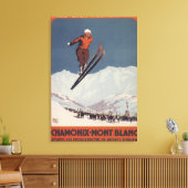 Toile Saut à ski - Affiche de Promo olympique PLM (Insitu(Salon))