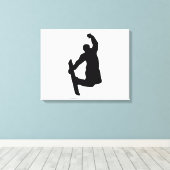 Toile Saut de snowboard (Insitu (Plancher de Bois))