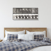 Toile Sauter, courir, sauter en large 1887 Edweard Muybr (Insitu(Chambre))
