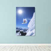 Toile Sauter dans le canyon de Snake Creek de Clayton (Insitu (Plancher de Bois))