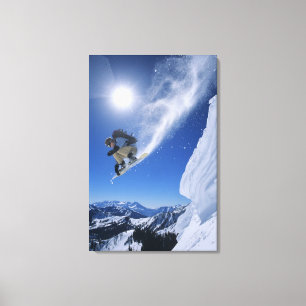 Toile Sauts dans le canyon de Snake Creek depuis Clayton