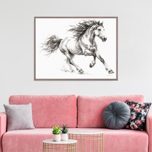 Toile Sauvage et Libre (Insitu(Salon))
