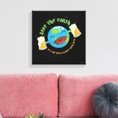 Toile Sauvez la Terre (Insitu(Salon))