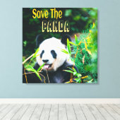 Toile Sauvez Le Panda (Insitu (Plancher de Bois))