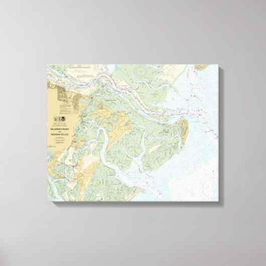 Toile Savannah River et Wassaw Sound Version 2 (Recto)