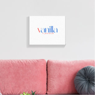 Toile Saveur de vanille