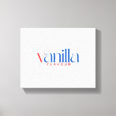 Toile Saveur de vanille (Recto)