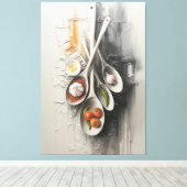 Toile Saveurs Suspendues dans le Silence (Insitu (Plancher de Bois))