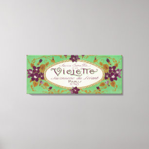 Toile Savon LabelParis, France de Violette