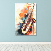 Toile Saxophone (Insitu (Plancher de Bois))