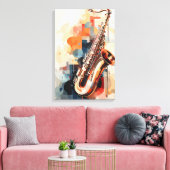 Toile Saxophone (Insitu(Salon))