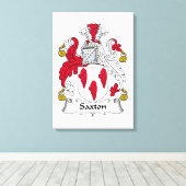 Toile Saxton Family Crest (Insitu (Plancher de Bois))