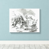 Toile Scalpeen de Tim Downs, à Dunmore (Insitu (Plancher de Bois))