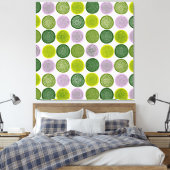 Toile Scandinavian Circle Dots Mandala Pattern 2 (Insitu(Chambre))