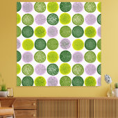 Toile Scandinavian Circle Dots Mandala Pattern 2 (Insitu(Salon))