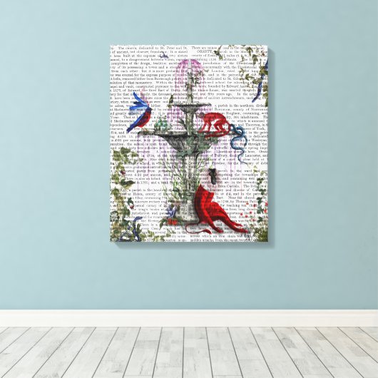 Toile Scarlet Monkey (Insitu (Plancher de Bois))