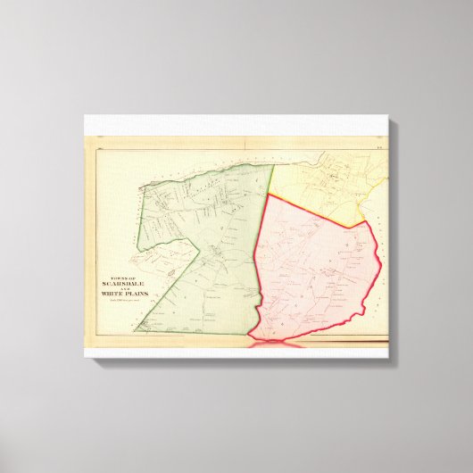 Toile Scarsdale, Plaines Blanches, New York (Recto)