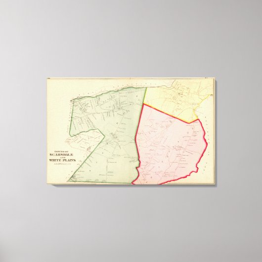 Toile Scarsdale, Plaines Blanches, New York (Recto)