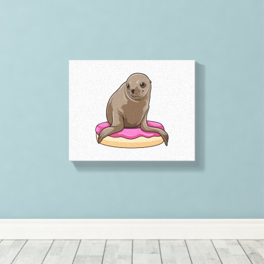 Toile Sceau avec beigne (Insitu (Plancher de Bois))