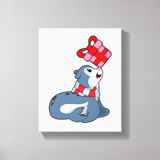 Toile Sceau avec cadeau (Recto)