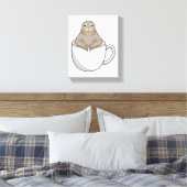 Toile Sceau avec tasse de café (Insitu(Chambre))