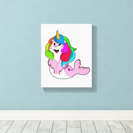 Toile Sceau comme licorne (Insitu (Plancher de Bois))