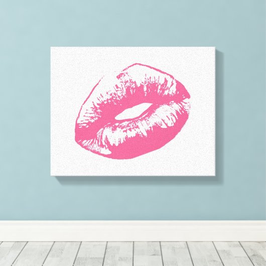 Toile Scellé avec un baiser (Insitu (Plancher de Bois))