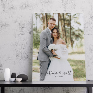 Toile Scénario de photo de mariage Cadeau de mariage